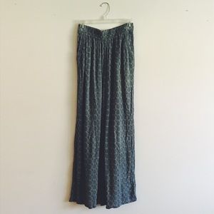 Anthropologie high-waisted, wide-leg soft pant